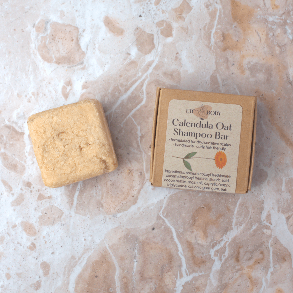 Calendula Oat Shampoo Bar for Dry & Sensitive Scalps
