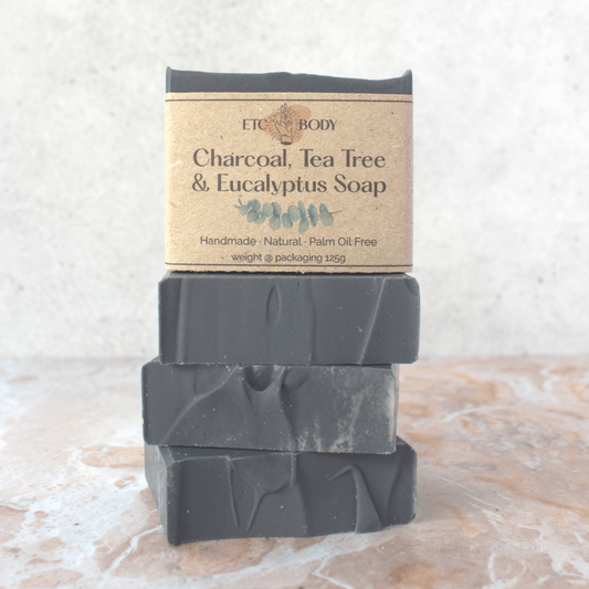 Charcoal, Tea Tree & Eucalyptus Soap