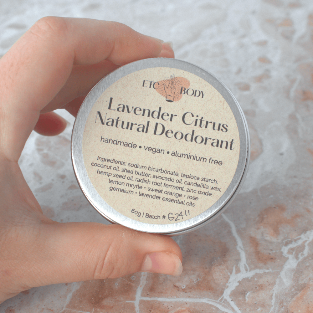 Lavender Citrus Deodorant Paste