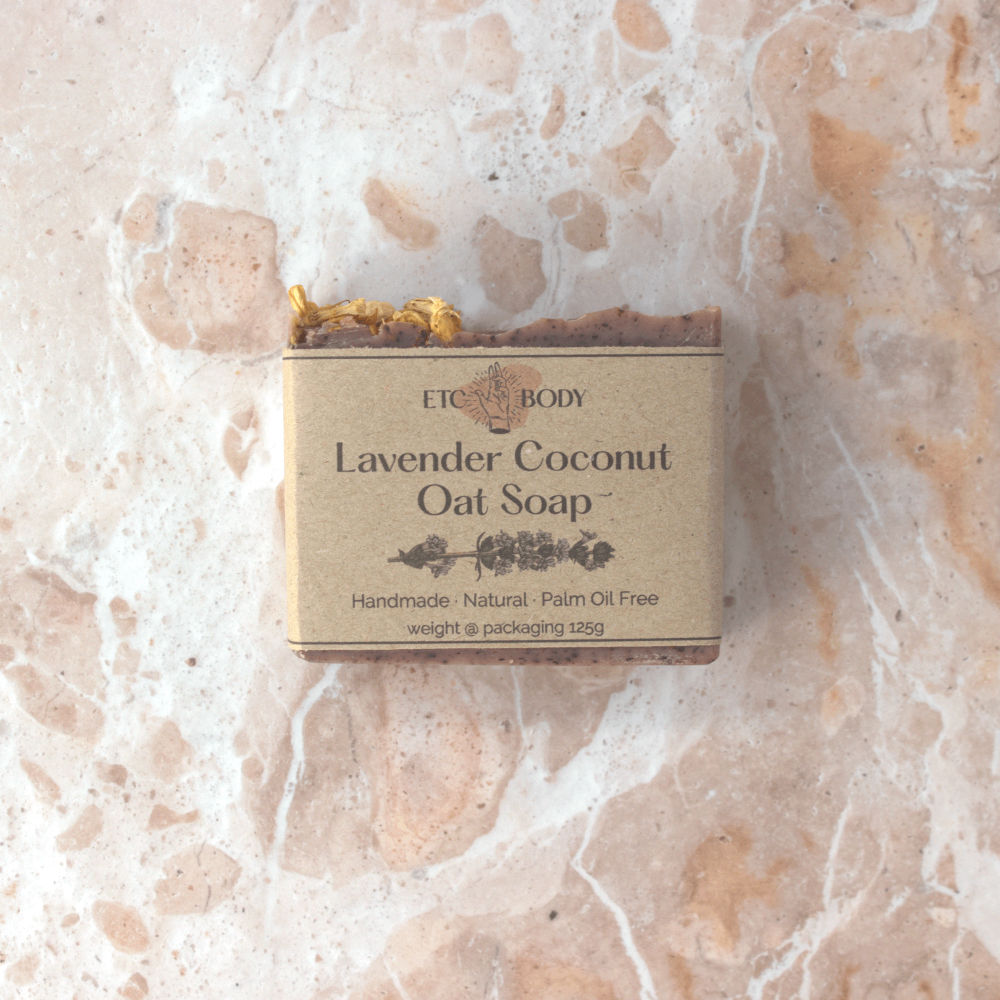 Lavender Coconut Oat Soap