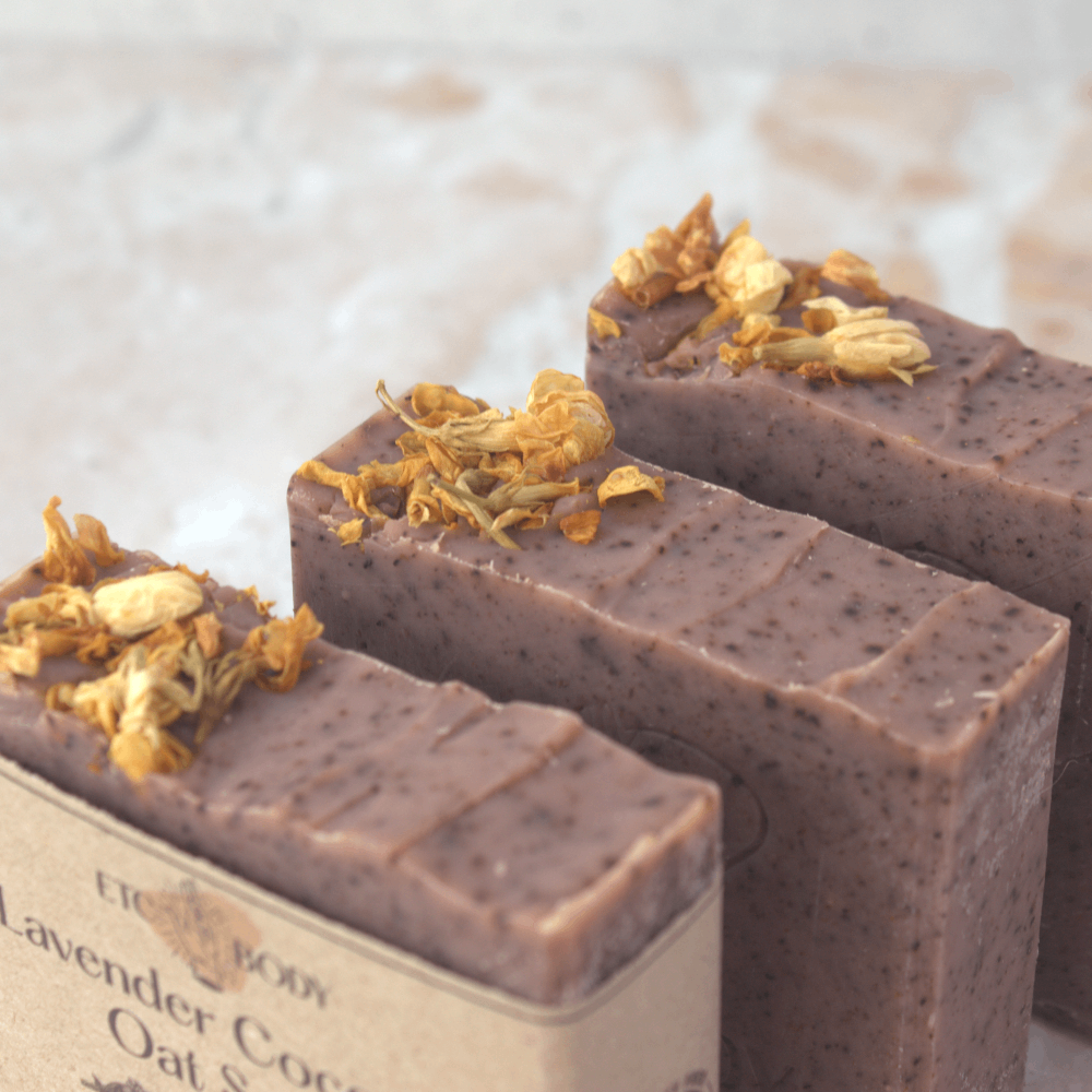 Lavender Coconut Oat Soap