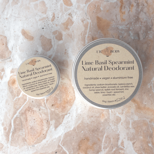 Lime, Basil & Spearmint Deodorant Paste