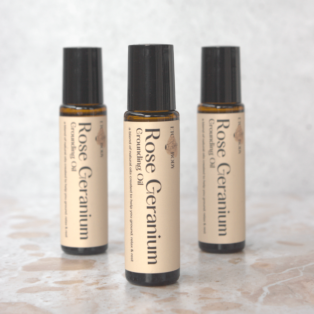 Rose Geranium Grounding Oil