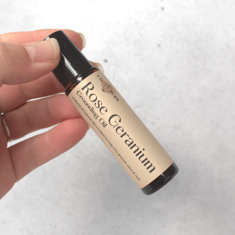 Rose Geranium Grounding Oil