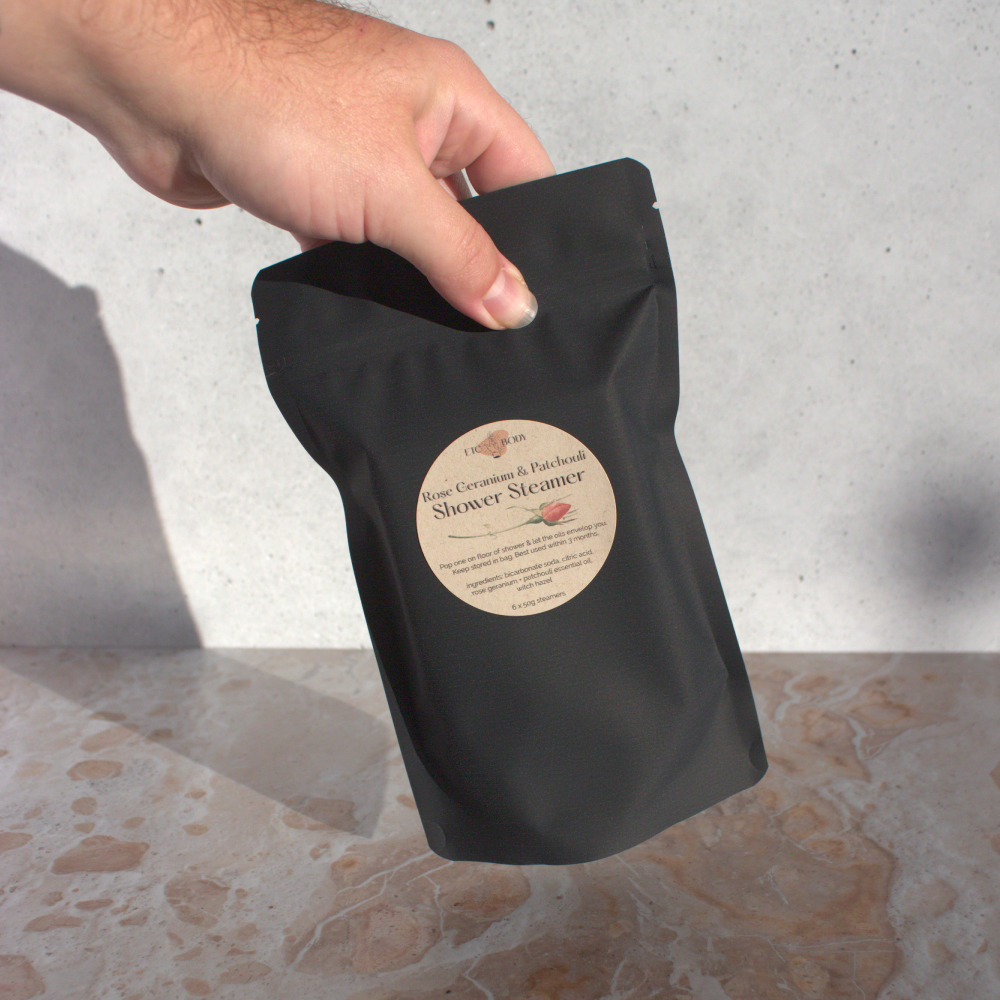 Rose Geranium + Patchouli Shower Steamers