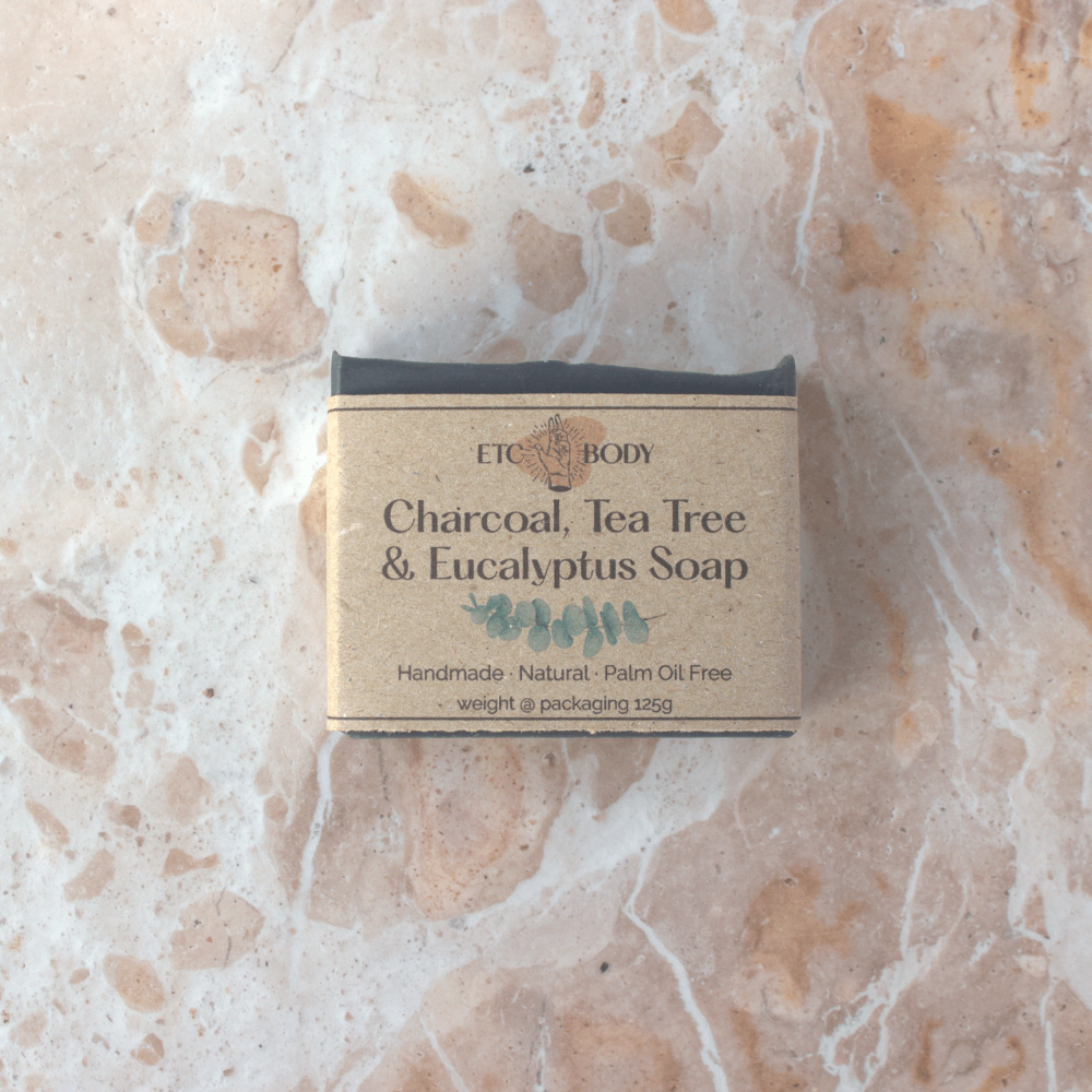 Charcoal, Tea Tree & Eucalyptus Soap