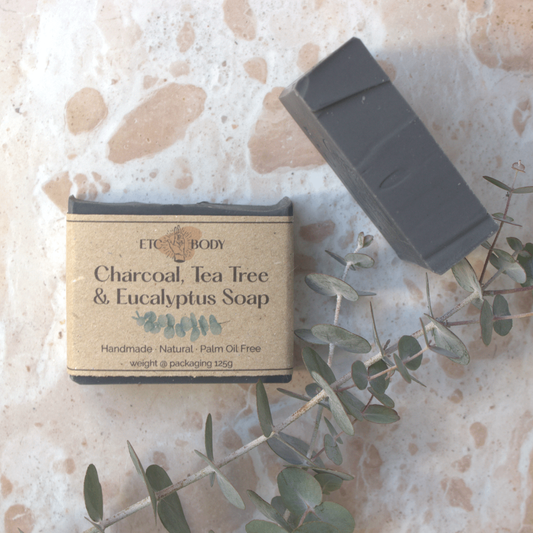 Charcoal, Tea Tree & Eucalyptus Soap