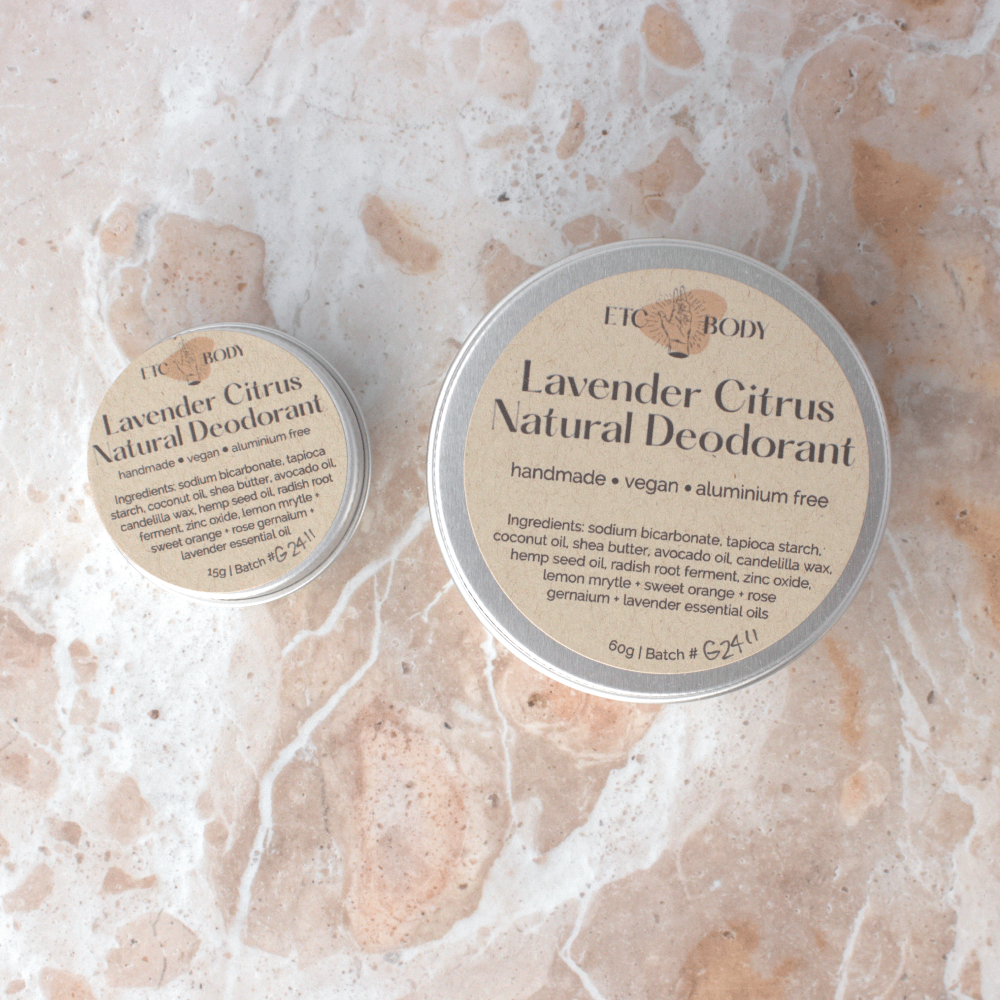 Lavender Citrus Deodorant Paste