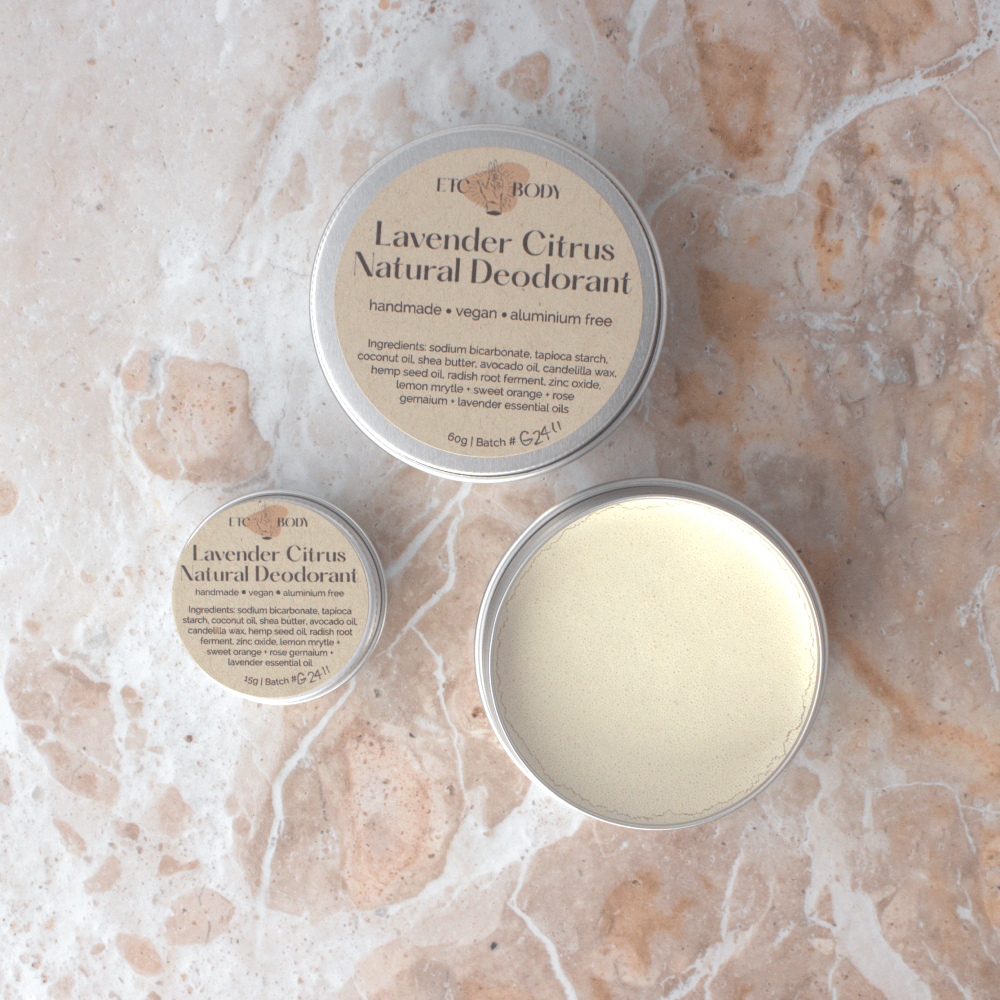 Lavender Citrus Deodorant Paste
