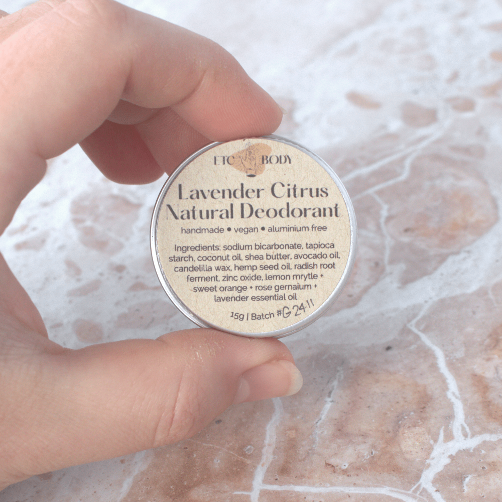 Lavender Citrus Deodorant Paste