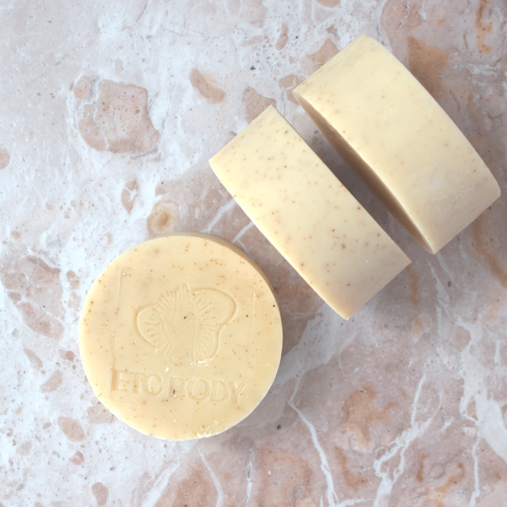 Lemon Myrtle & Walnut Scrub Soap