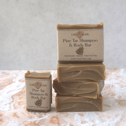 Pine Tar Shampoo & Body Soap Bar