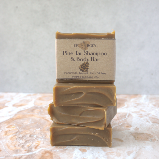 Pine Tar Shampoo & Body Soap Bar