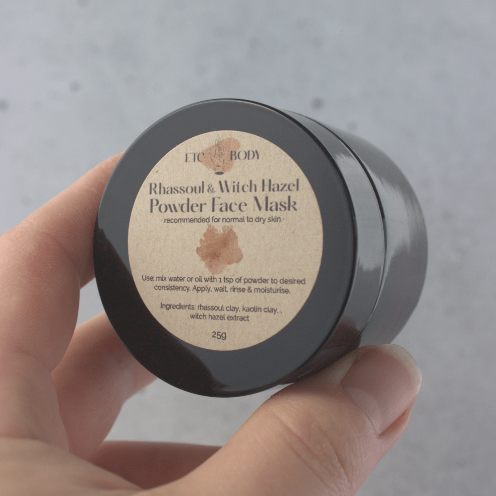 Rhassoul & Witch Hazel Face Mask Powder