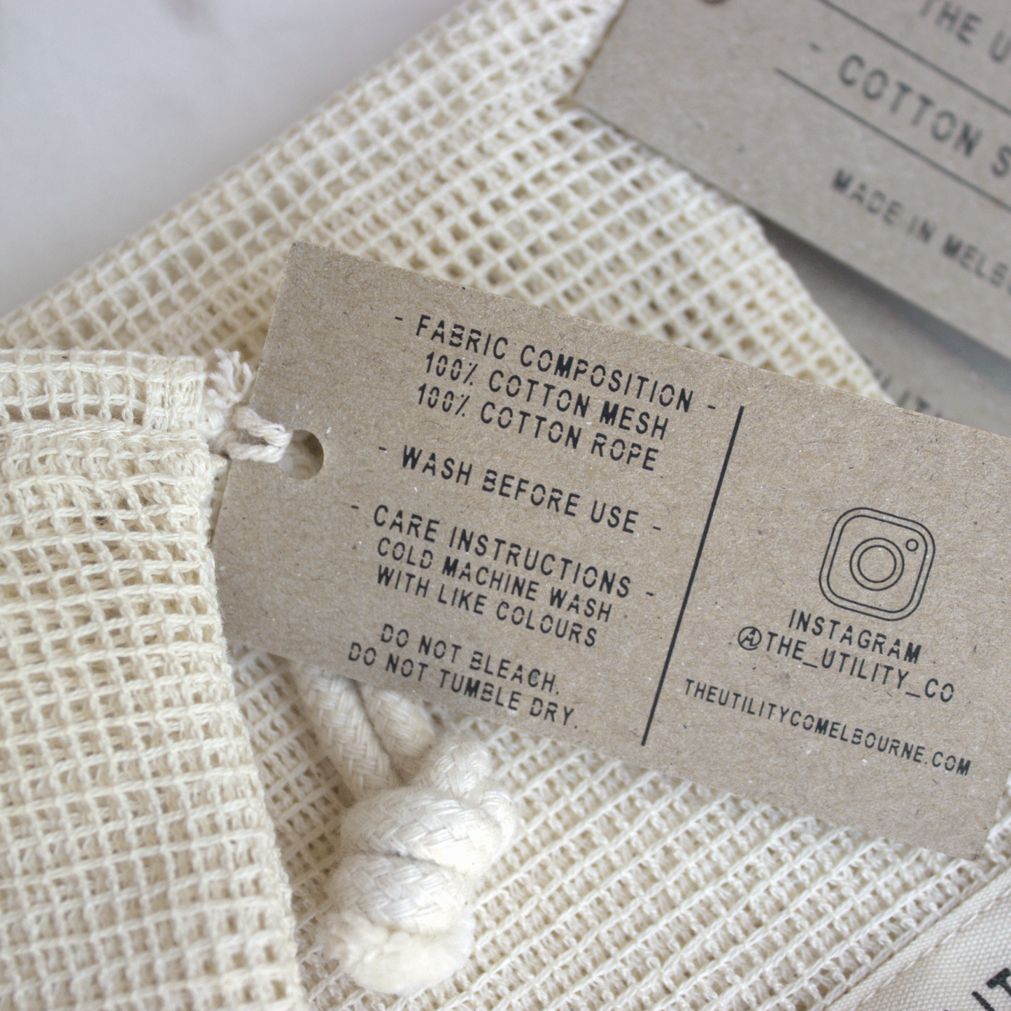 Cotton Soap Bag